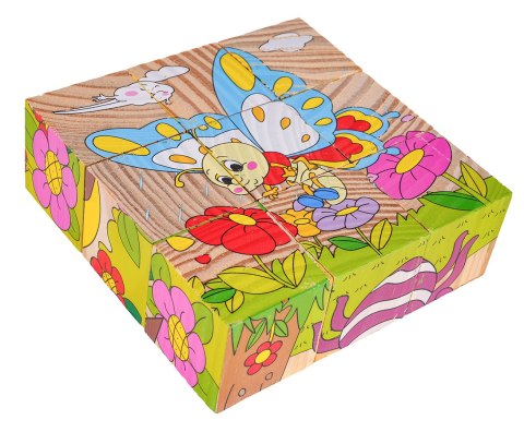 Klocki Drewniane Dla Najmłodszych Edycja Owady