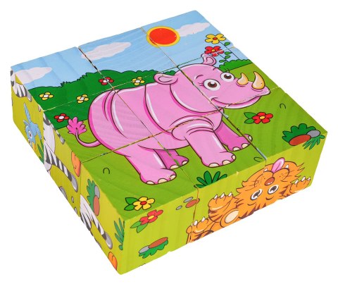 Klocki Drewniane Dla Najmłodszych Edycja Safari