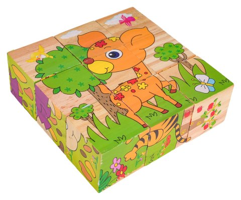 Klocki Drewniane Dla Najmłodszych Edycja Zwierzątka
