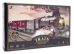 Kolejka Retro z Funkcją Świateł, Dźwięku i Dymu 207cm