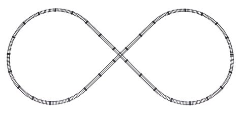 Kolejka z Funkcją Dymu Vintage