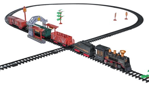 Kolejka z Funkcją Dymu Vintage