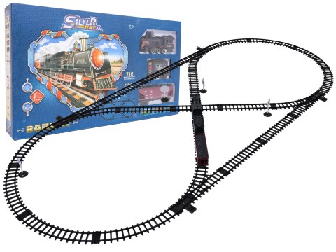 Kolejka Retro z Funkcją Dymu, Świateł i Dźwięku