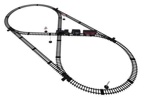 Kolejka Retro z Funkcją Dymu, Świateł i Dźwięku