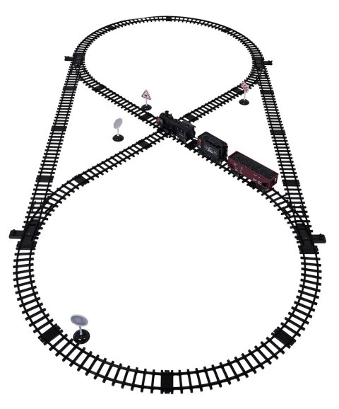 Kolejka Retro z Funkcją Dymu, Świateł i Dźwięku