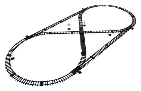 Kolejka Retro z Funkcją Dymu, Świateł i Dźwięku