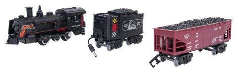 MEGA Kolejka Retro z Funkcją Dymu, Świateł i Dźwięku