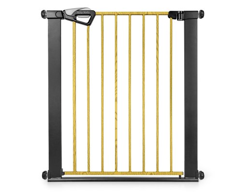 MILLY MALLY 6578 Bramka zabezpieczająca - barierka na schody z rozszerzeniem Guardy 104 Black Natural