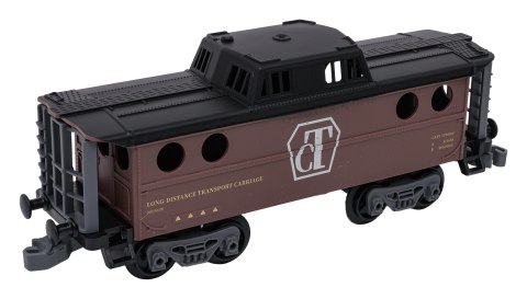 Transportowa Kolejka Retro z Funkcją Świateł, Dźwięku i Dymu 172cm