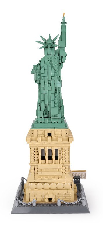 Zestaw Klocków Seria Budynki Statua Wolności 1409el.