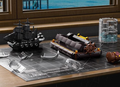 Zestaw Klocków Statek Piracki w Butelce 822el.