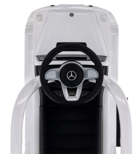 Jeździk pchacz chodzik dla dziecka Mercedes Benz G Klasa z popychaczem biały