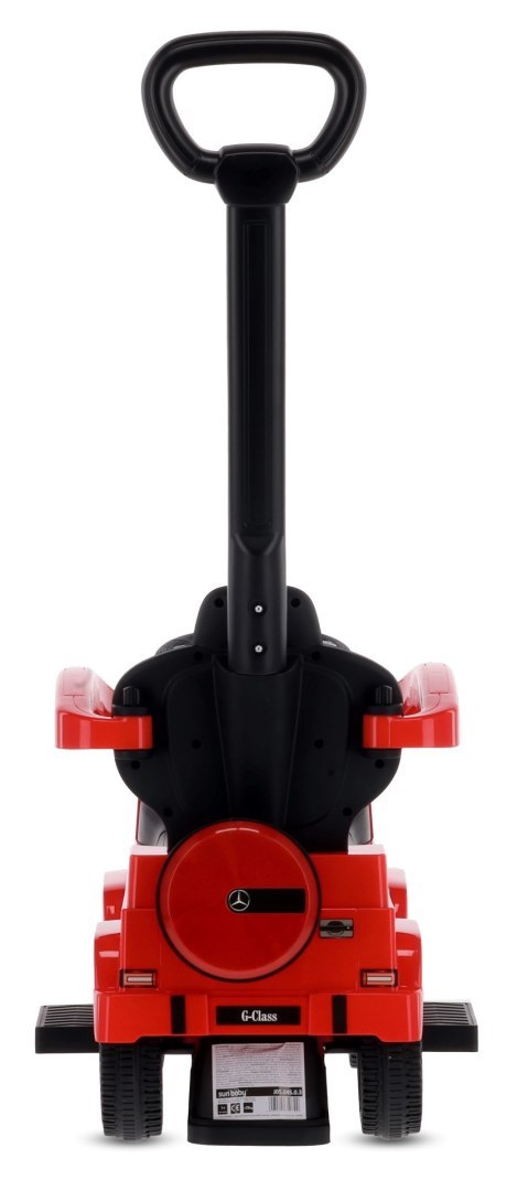 Jeździk pchacz chodzik dla dziecka Mercedes Benz G Klasa z popychaczem czerwony