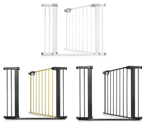 MILLY MALLY 6579 Bramka zabezpieczająca - barierka na schody z rozszerzeniem Guardy 104 White