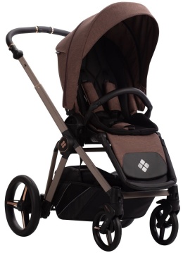 MONTI - 13/KASZMIR/CZARN/D.MIE/FLEXY Wózek Bebetto 2w1