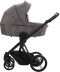 MONTI - 14/CZM/D.DARK+CZARNE/FLEXY Wózek Bebetto 2w1