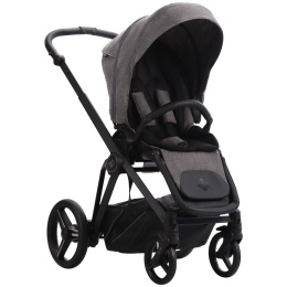 MONTI - 14/CZM/D.DARK+CZARNE/FLEXY Wózek Bebetto 2w1