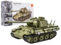 Zestaw Klocków Czołg Zielony 638el.