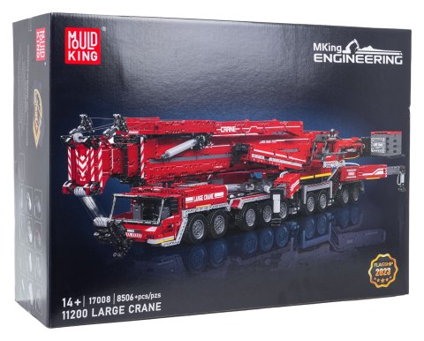 Zestaw Klocków Pojazd Dźwig Czerwony 8506el.