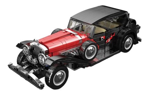 Zestaw Klocków Pojazd Retro Czerwony 1308el.