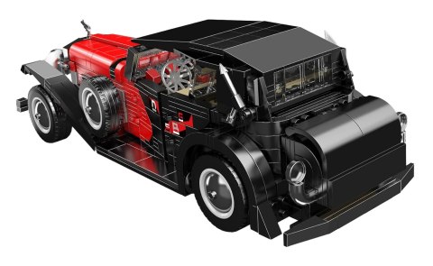 Zestaw Klocków Pojazd Retro Czerwony 1308el.