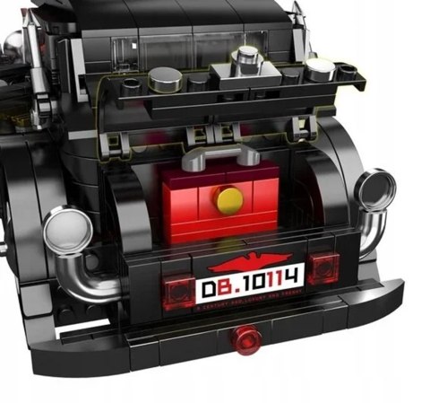 Zestaw Klocków Pojazd Retro Czerwony 1308el.