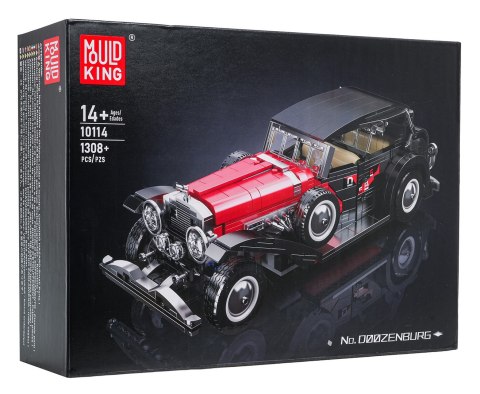 Zestaw Klocków Pojazd Retro Czerwony 1308el.