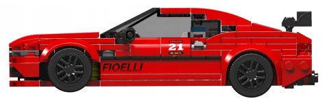 Zestaw Klocków Pojazd Sportowe Czerwone 481el.