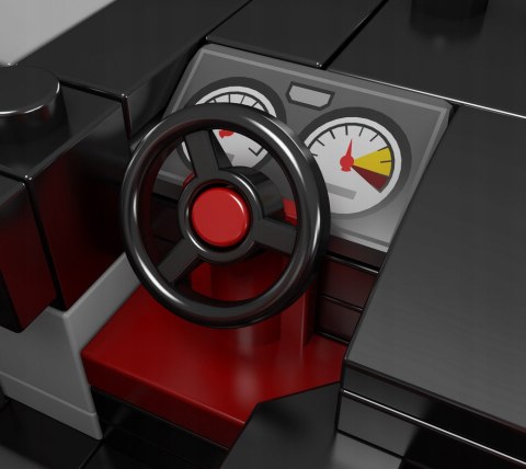 Zestaw Klocków Pojazd Sportowe Srebrne 388el.