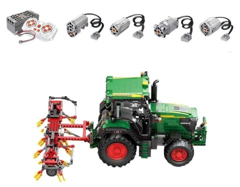Zestaw Klocków Traktor Zielony + Akcesoria 1828el.