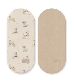 ALBERO MIO Prześcieradło do gondoli 2-pak W447 Śpiące owieczki