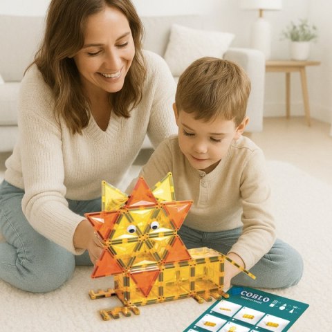 COBLO, karty pracy - 32 edu zadania do budowania 2D i 3D