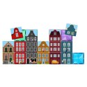 COBLO, nakładki na klocki magnetyczne - miasto 60 szt