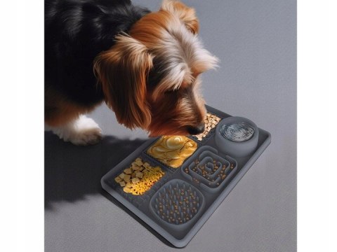 DUŻA Silikonowa Mata SPOWALNIAJĄCA JEDZENIE Dla PSA KOTA #G2