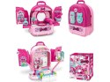 Domek Dla Lalek Toaletka W Walizce Plecak Zestaw 3w1 + Akcesoria