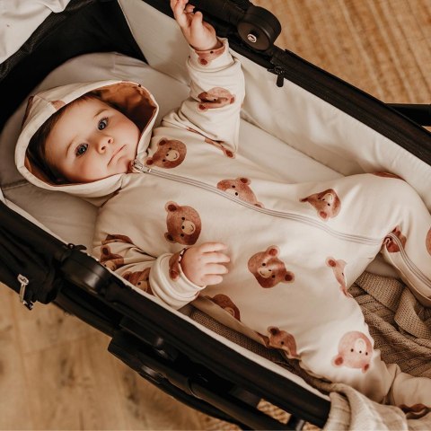 EWA 944355 Kombinezon przejściowy C&B dres kaptur ecru 62