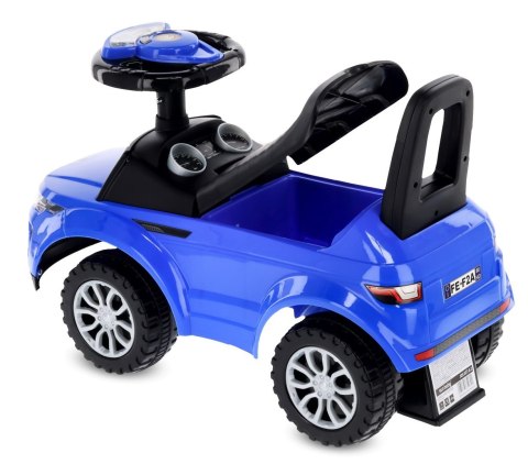 Jeździk pchacz chodzik dla dziecka (12m+) na roczek - niebieski