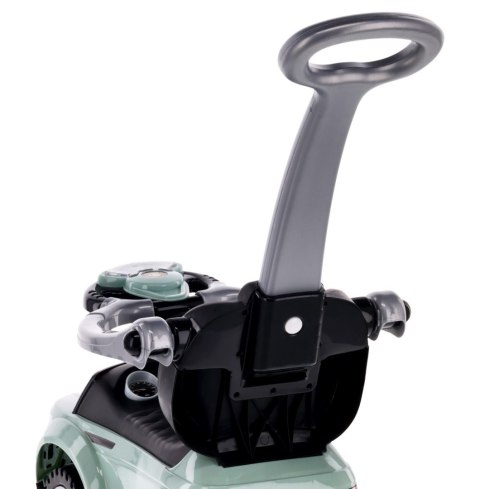 Jeździk pchacz chodzik z rączką i obejmą Sport car - szałwiowy - niespotykany kolor