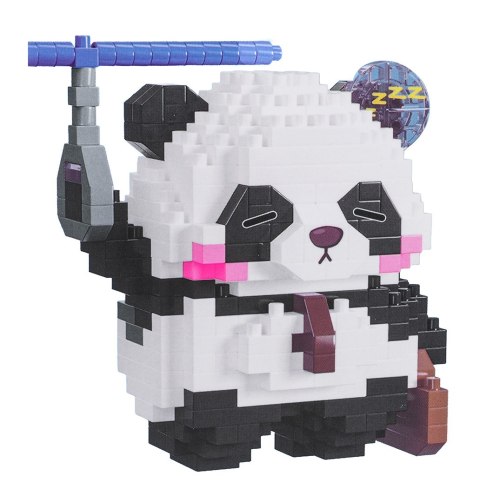 MEGA Zestaw Klocków Pandy 9 Figurek