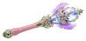 Magiczna Różdżka z Funkcją Świateł i Dźwięku Różowa