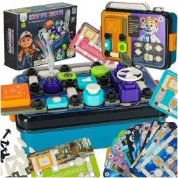 Mały elektryk elektronik zestaw edukacyjny 45 elementów + 12 kart