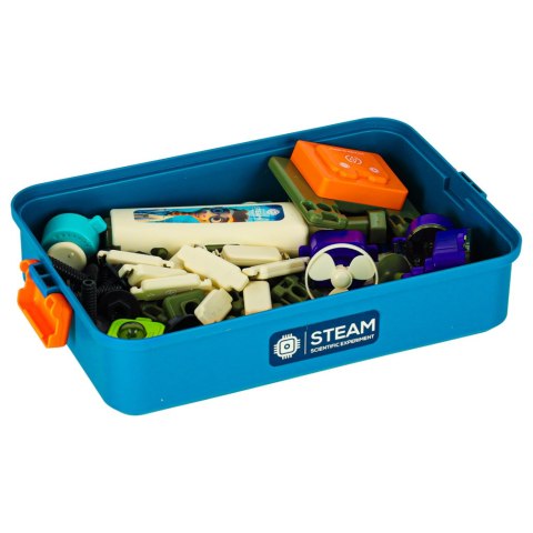 Mały elektryk elektronik zestaw edukacyjny 45 elementów + 12 kart