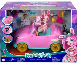 Mattel Enchantimals HFC85 Zestaw Króliczkowóz z Lalką Bree Bunny