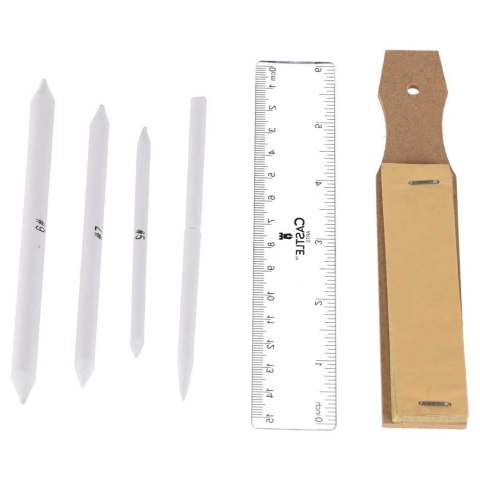 Ołówki do szkicowania rysowania zestaw plastyczny 54 elementy