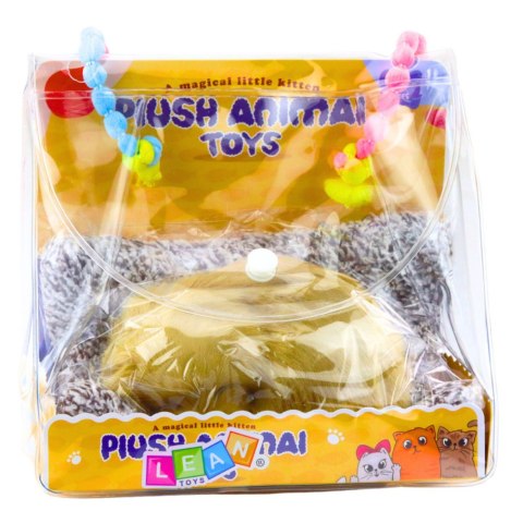 Śpiący Pies Labrador Szczeniak Na Poduszce Figurka z Futerkiem Torba