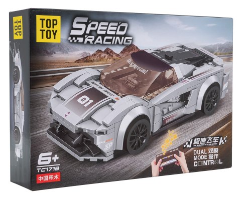 Zestaw Klocków Auto Sportowe Szare R/C