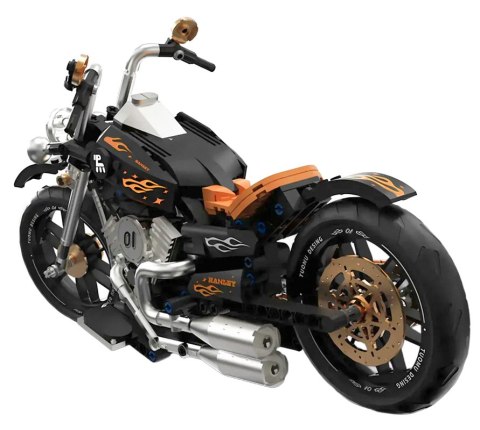 Zestaw Klocków Motocykl Czarny 455el.