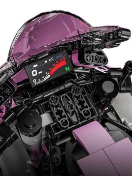 Zestaw Klocków Motocykl Ścigacz Różowy 2066el.