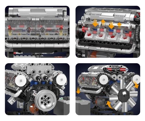 Zestaw Klocków Silnik 552el.