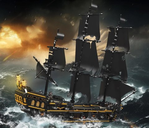 Zestaw Klocków Statek Piracki Czarny 3180el.